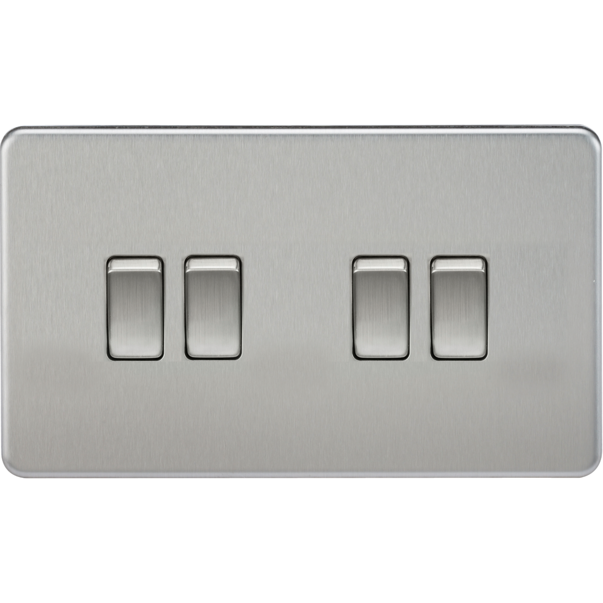 Knightsbridge SF4100BC 10AX 4G 2-way Switch Brushed Chrome