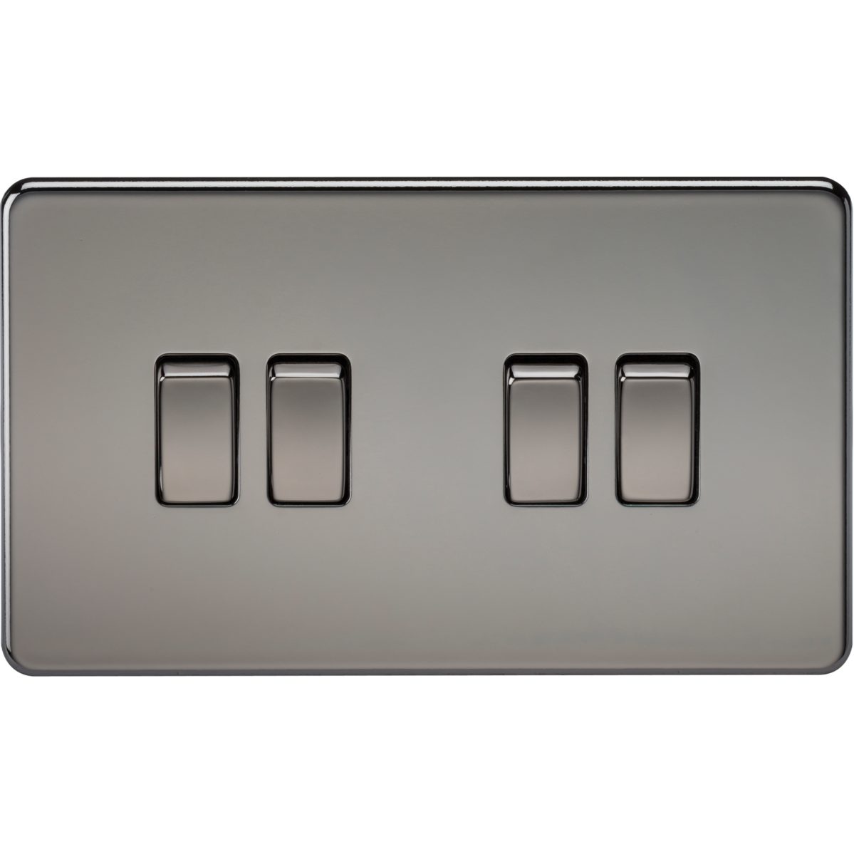 Knightsbridge SF4100BN 10AX 4G 2-way Switch Black Nickel