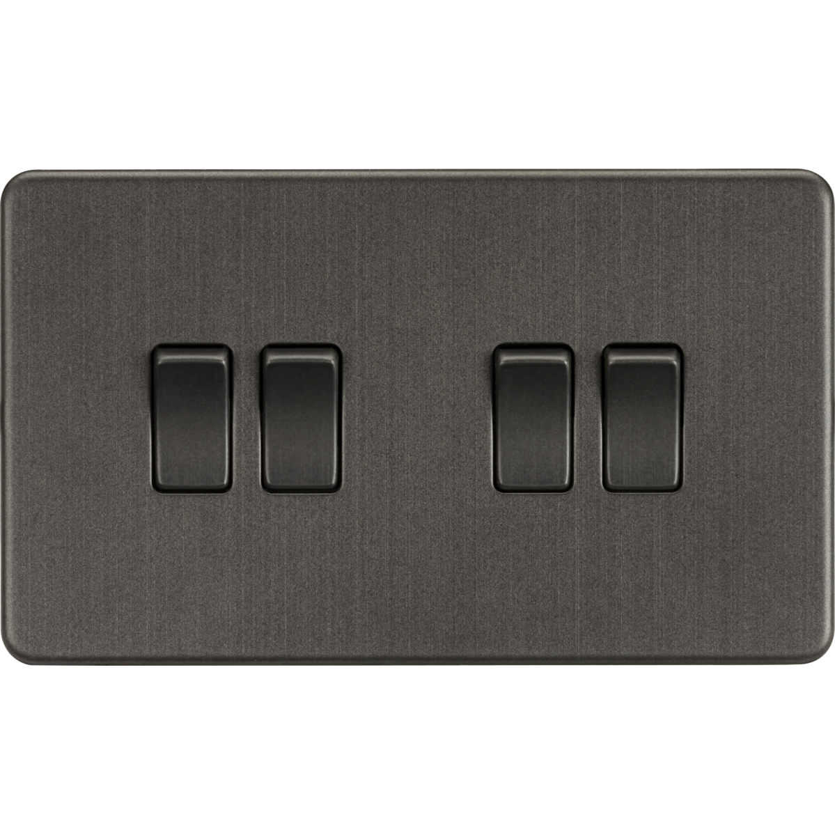 Knightsbridge SF4100SB 10AX 4G 2-Way Switch Smoked Bronze