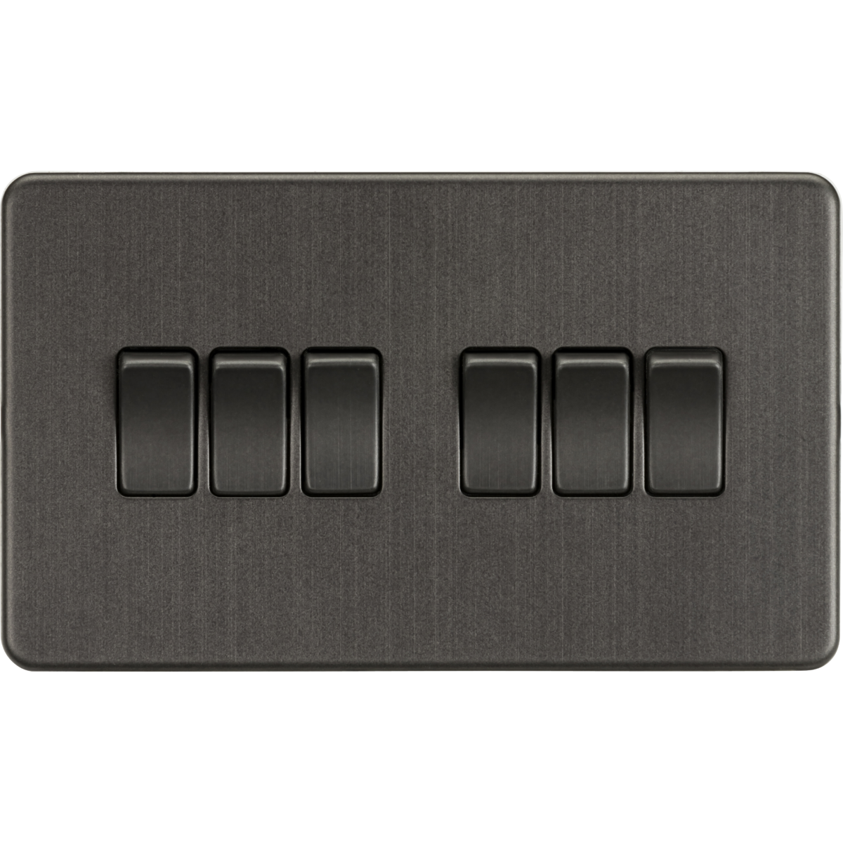 Knightsbridge SF4200SB 10AX 6G 2-way Switch Smoked Bronze