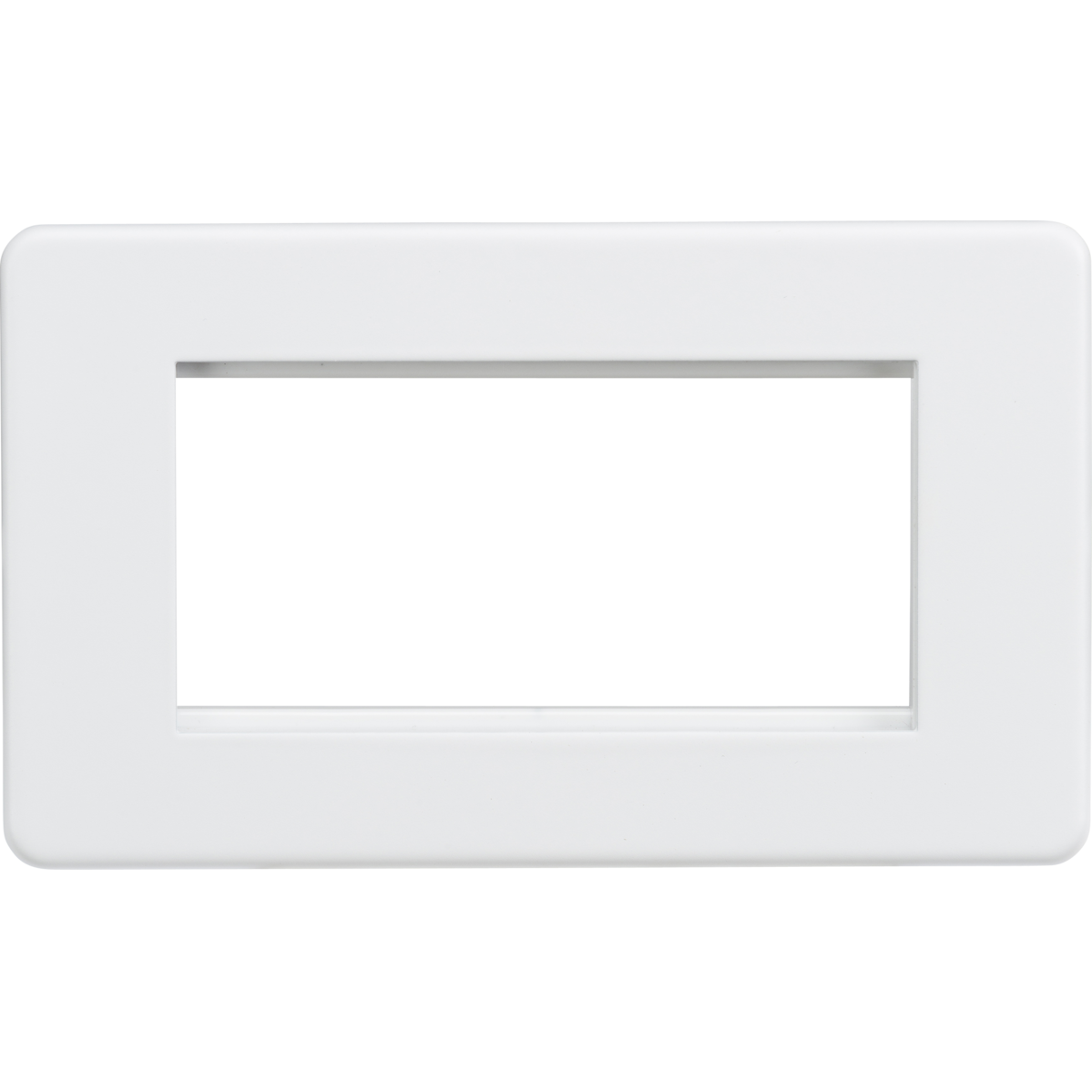Knightsbridge SF4GMW 4G Modular Faceplate - Matt White