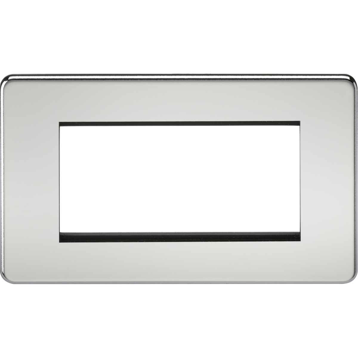 Knightsbridge SF4GPC 4G Modular Faceplate - Polished Chrome