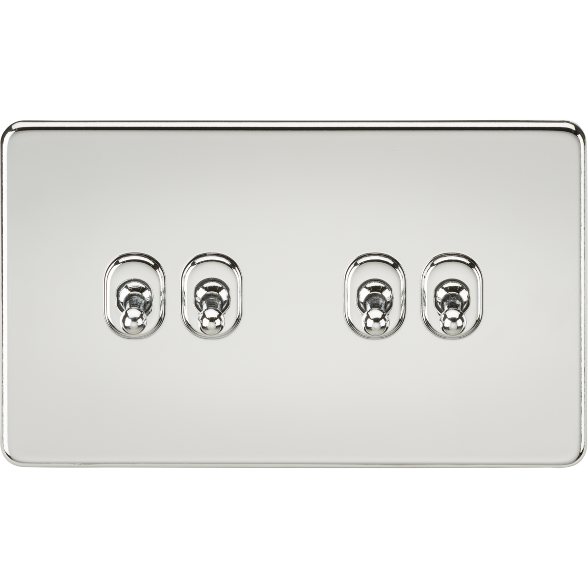 Knightsbridge SF4TOGPC 10AX 4G 2-way Toggle Switch Polished Chrome