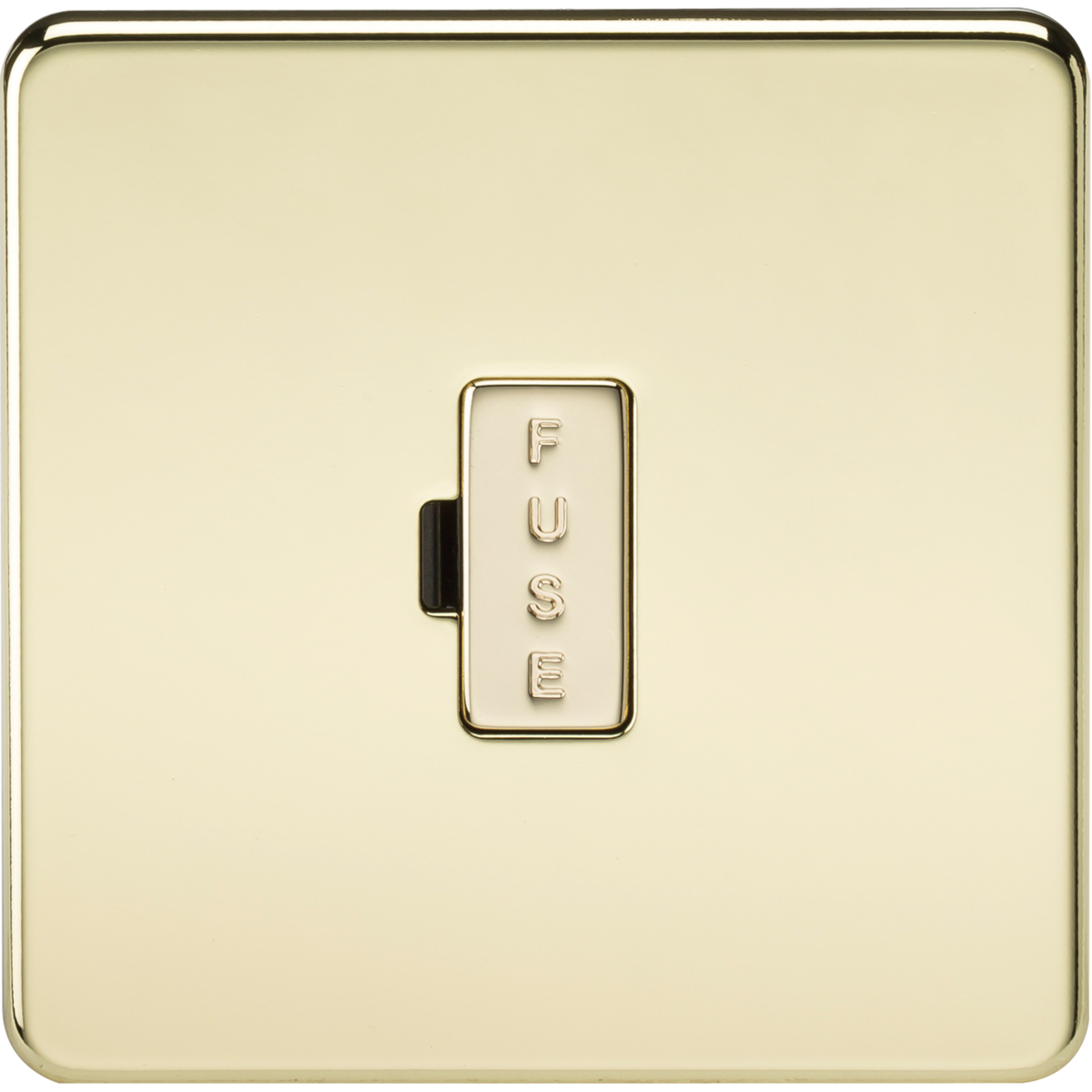 Knightsbridge SF6000PB 13A Fused Spur Unit Polished Brass