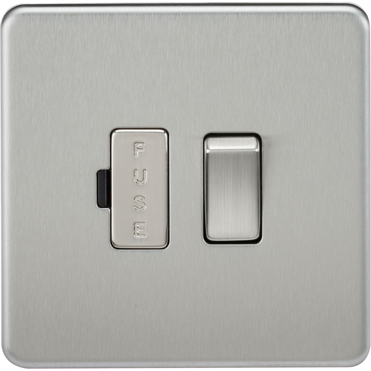 Knightsbridge SF6300BC 13A Switched Fused Spur Unit Brushed Chrome