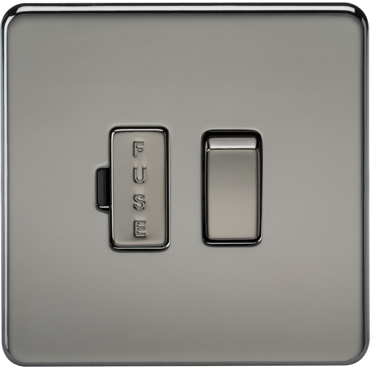 Knightsbridge SF6300BN 13A Switched Fused Spur Unit Black Nickel