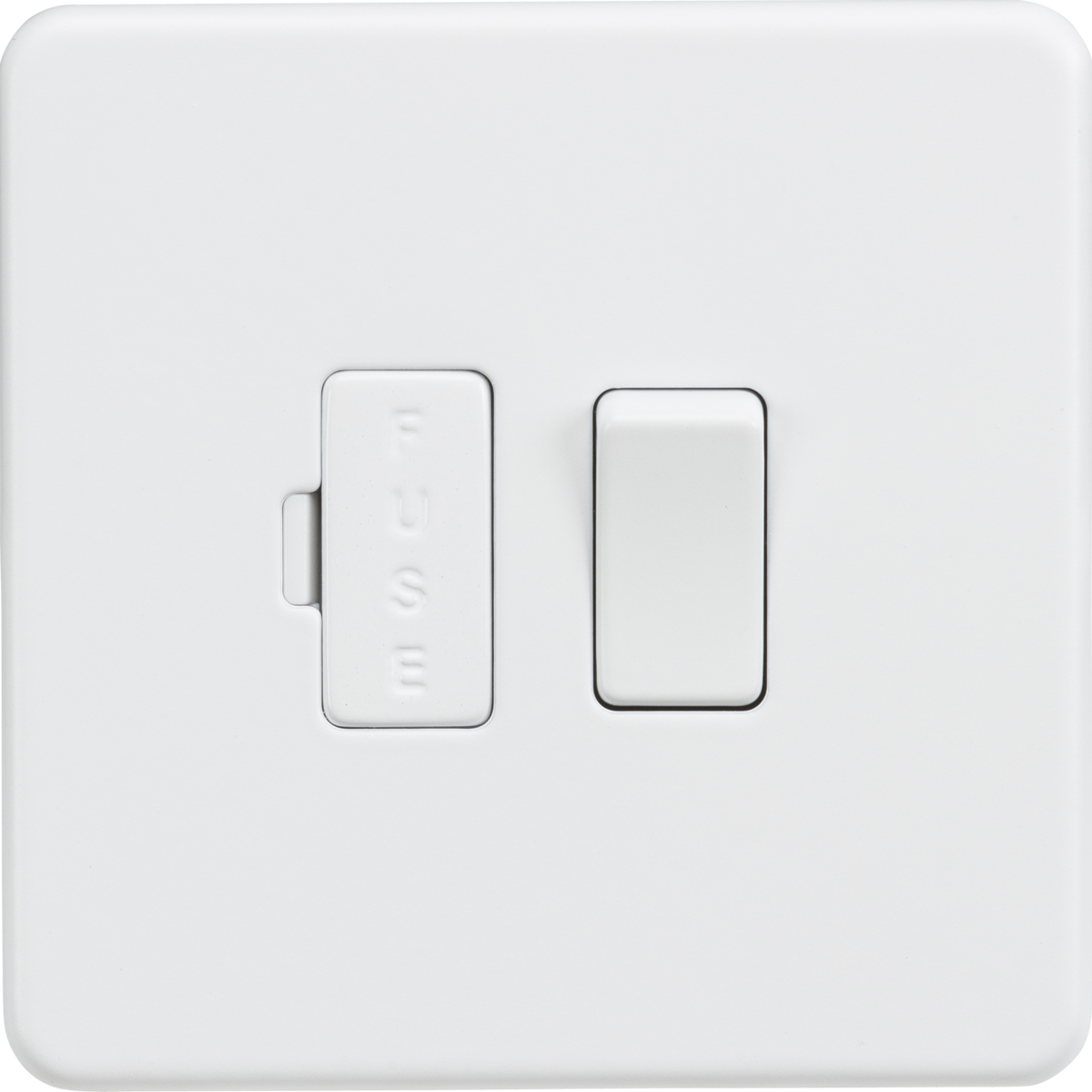 Knightsbridge SF6300MW 13A Switched Fused Spur Unit Matt White