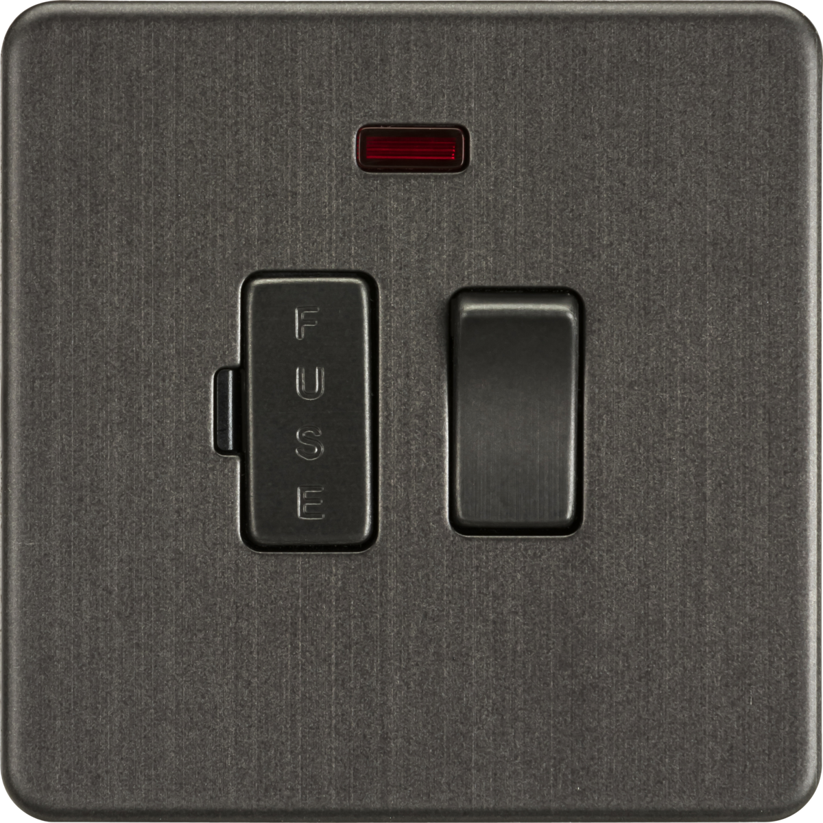 Knightsbridge SF6300NSB 13A Switched Fused Spur Unit with Neon Smoked Bronze