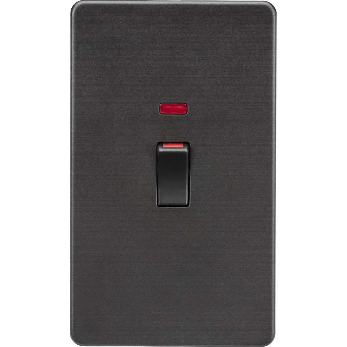 Knightsbridge SF82MNSB 45A DP Switch with Neon (2G size) Smoked Bronze