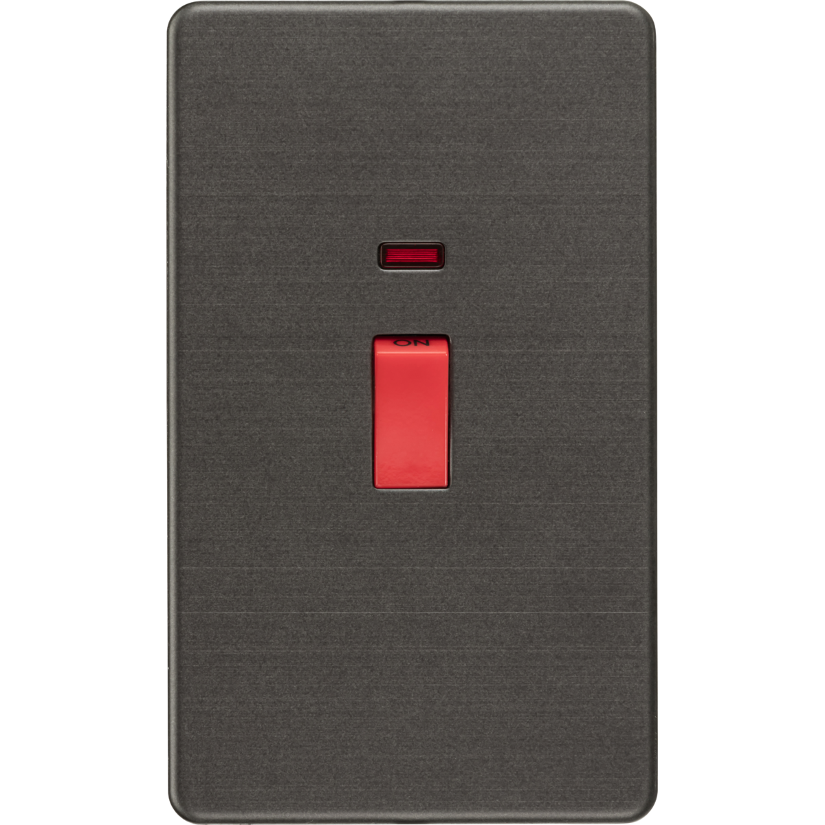 Knightsbridge SF8332NSB 45A DP Switch with Neon (2G size) Smoked Bronze