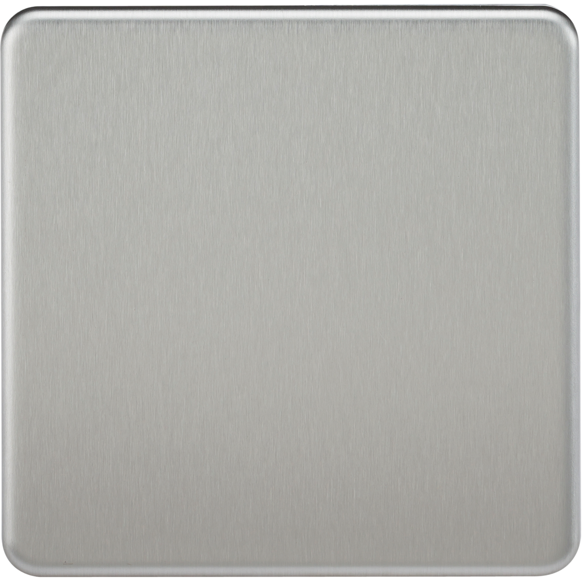 Knightsbridge SF8350BC 1G Blanking Plate Brushed Chrome