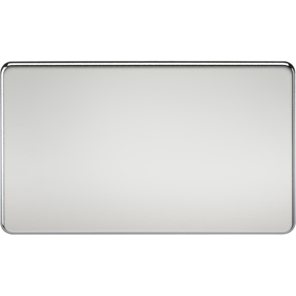 Knightsbridge SF8360PC 2G Blanking Plate Polished Chrome