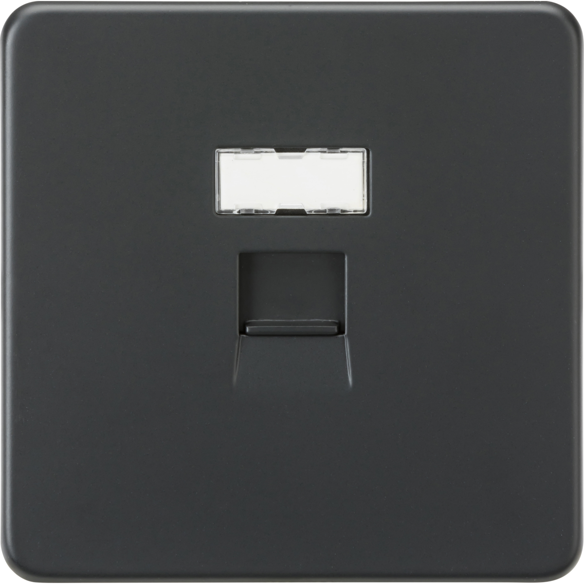 Knightsbridge SFC6AT UTP CAT6a RJ45 Network Outlet Anthracite