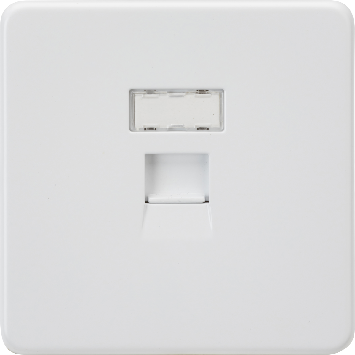 Knightsbridge SFC6MW UTP CAT6a RJ45 Network Outlet Matt White