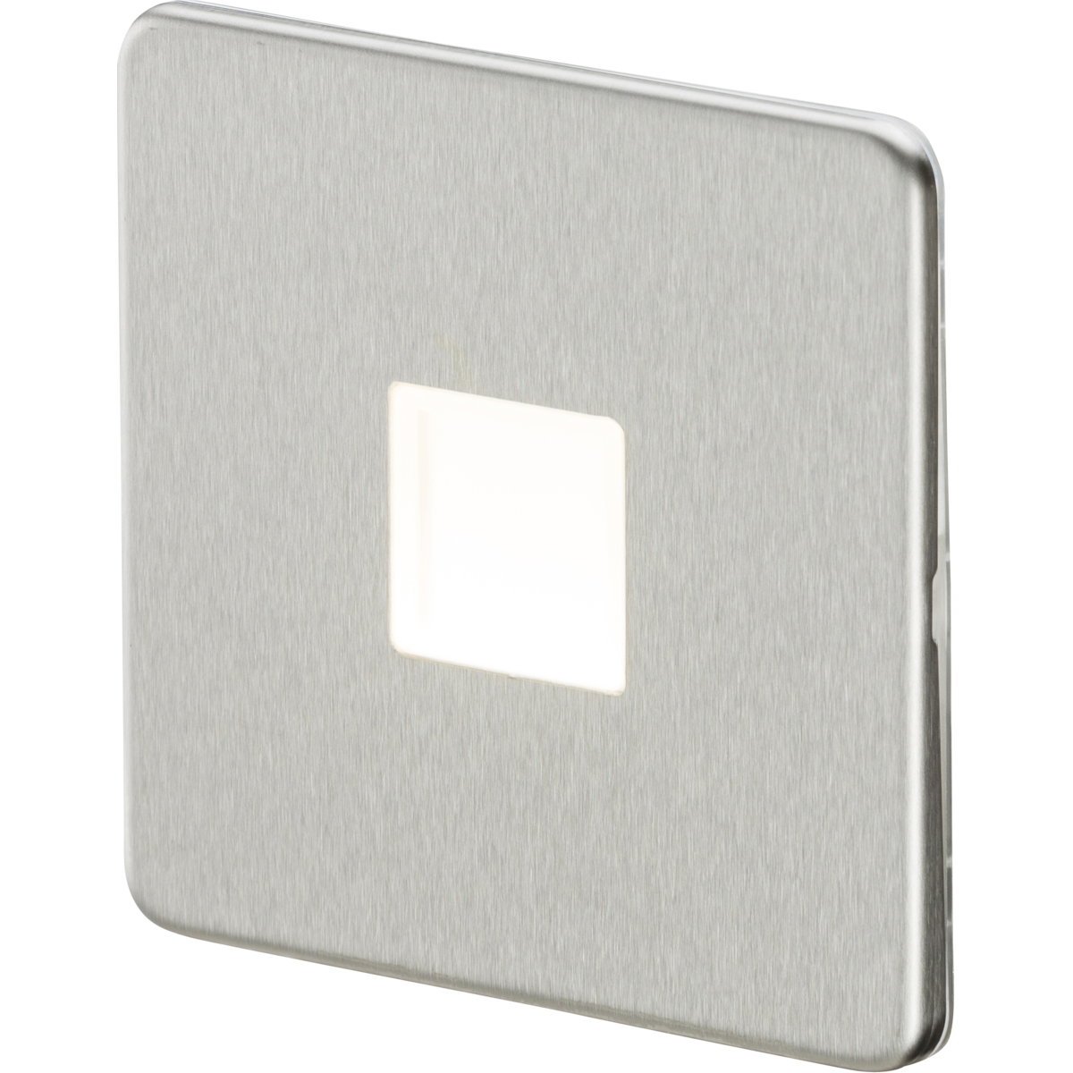 Knightsbridge SFPLBC 230V LED Plinth Light Brushed Chrome