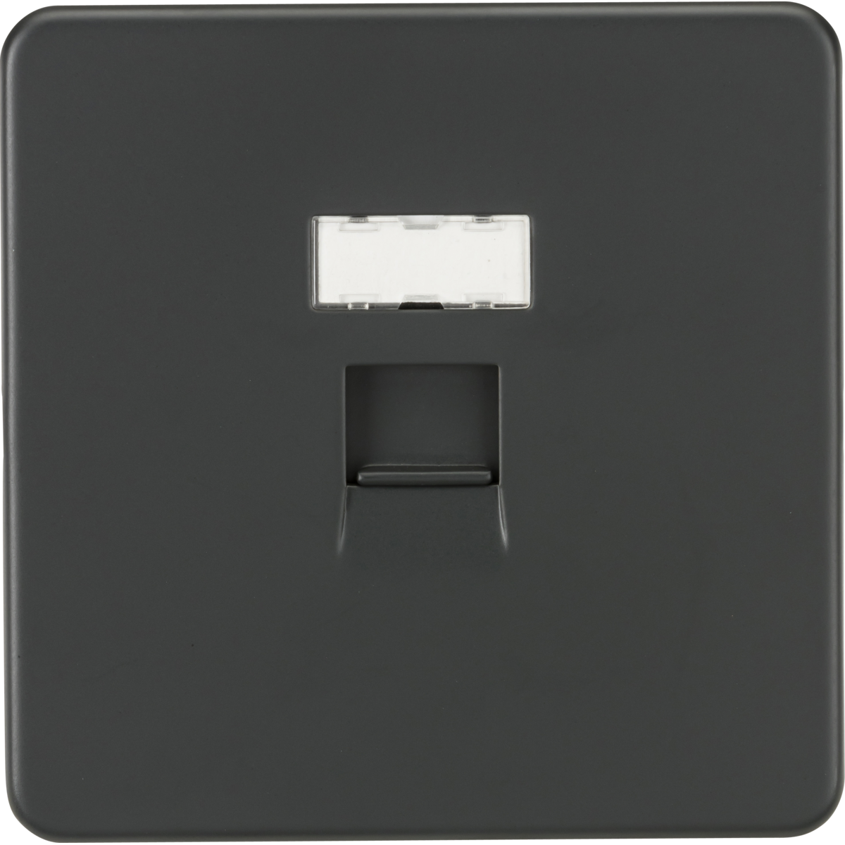 Knightsbridge SFRJ45AT RJ45 Network Outlet Anthracite