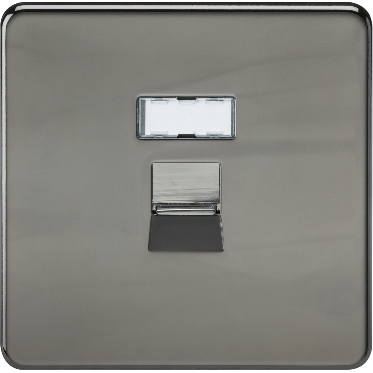 Knightsbridge SFRJ45BN RJ45 Network Outlet Black Nickel