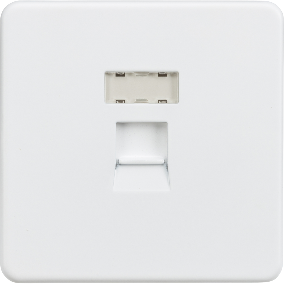 Knightsbridge SFRJ45MW RJ45 Network Outlet Matt White