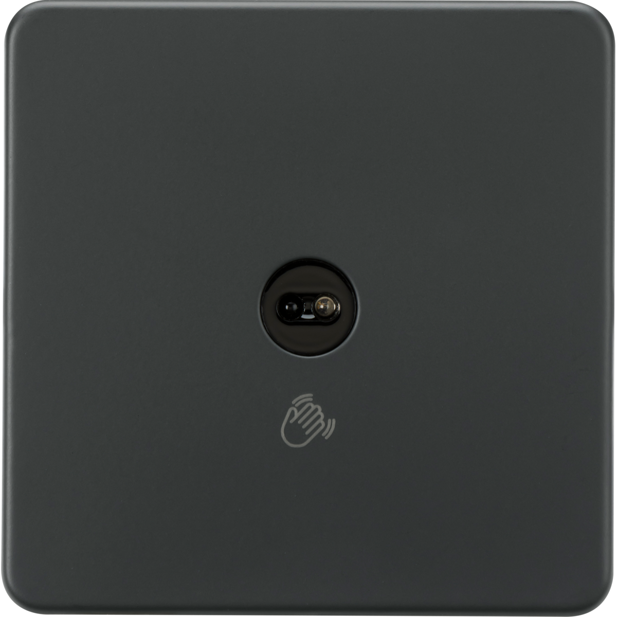 Knightsbridge SFTS1AT 230V 1G 1-way Touchless Switch Anthracite