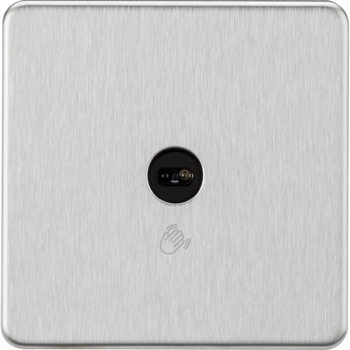 Knightsbridge SFTS1BC 230V 1G 1-way Touchless Switch Brushed Chrome