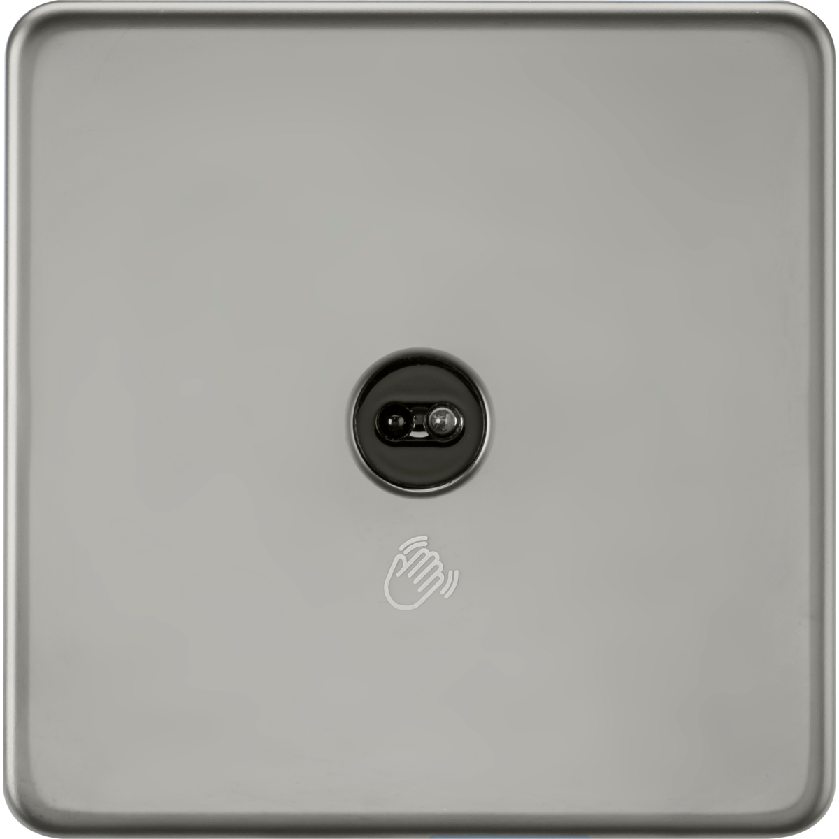 Knightsbridge SFTS1BN 230V 1G 1-way Touchless Switch Black Nickel