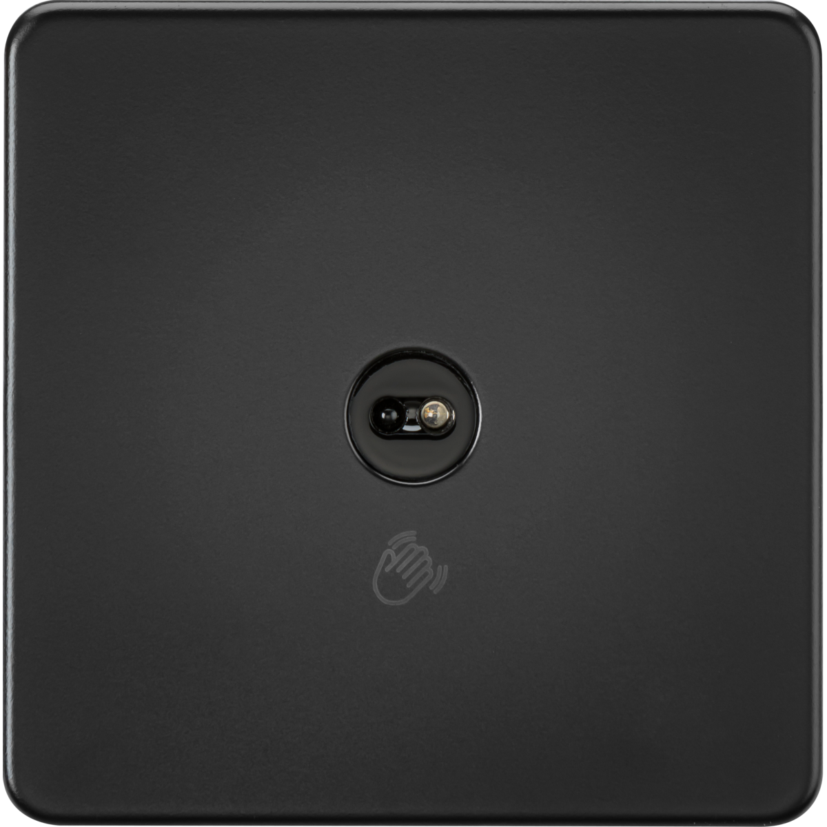 Knightsbridge SFTS1MB 230V 1G 1-way Touchless Switch Matt Black