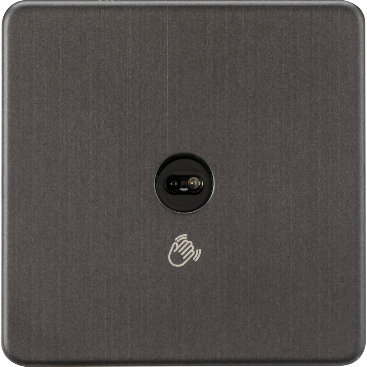 Knightsbridge SFTS1SB 230V 1G 1-way Touchless Switch Smoked Bronze