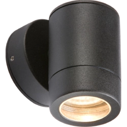 Knightsbridge WALL1LBK 35W GU10 Black Wall Light