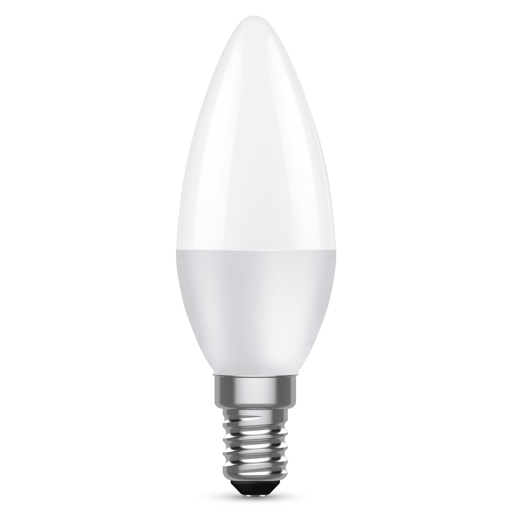 Kosnic C4.9-BC27 4.9W BC Frosted Non Dimmable Candle Lamp 2700K Warm White