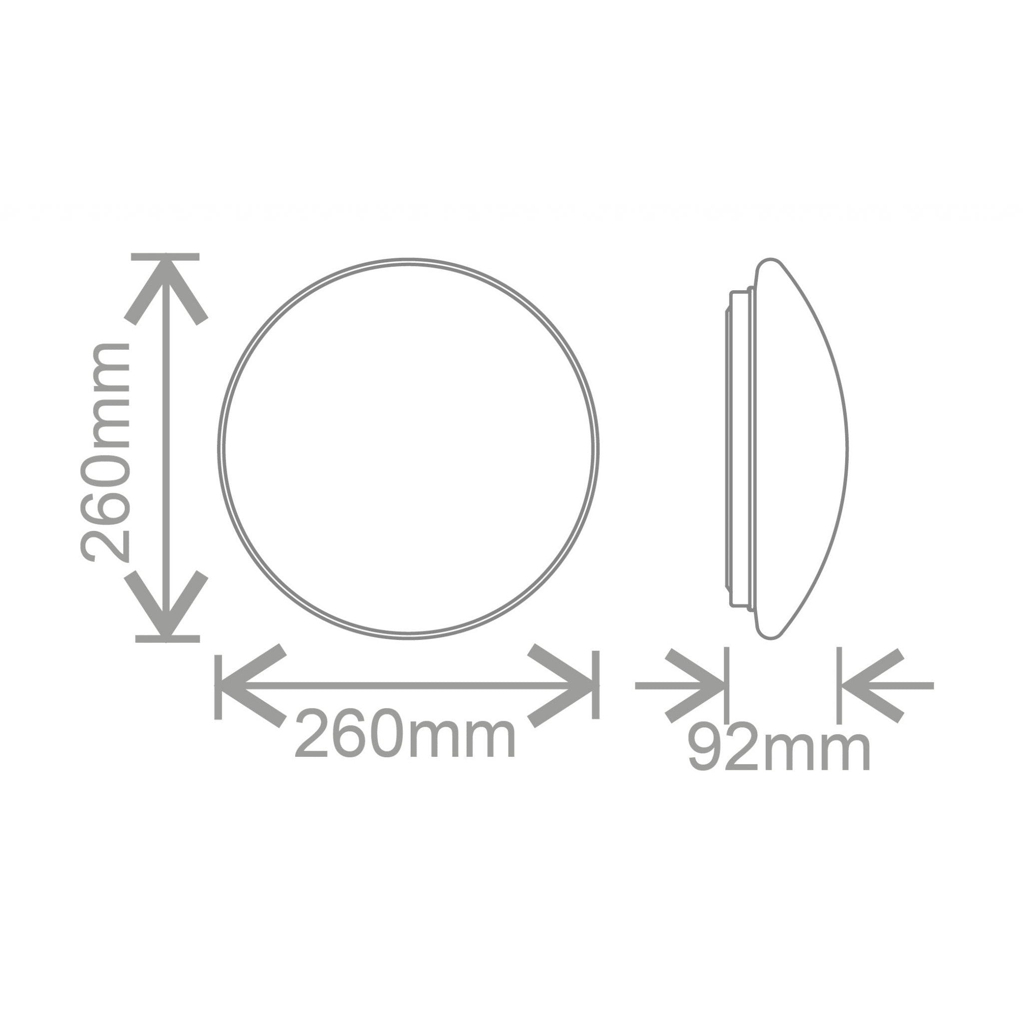 Kosnic PIC09-W40 Pico-i 9W Twist & Lock Integrated LED Bulkhead