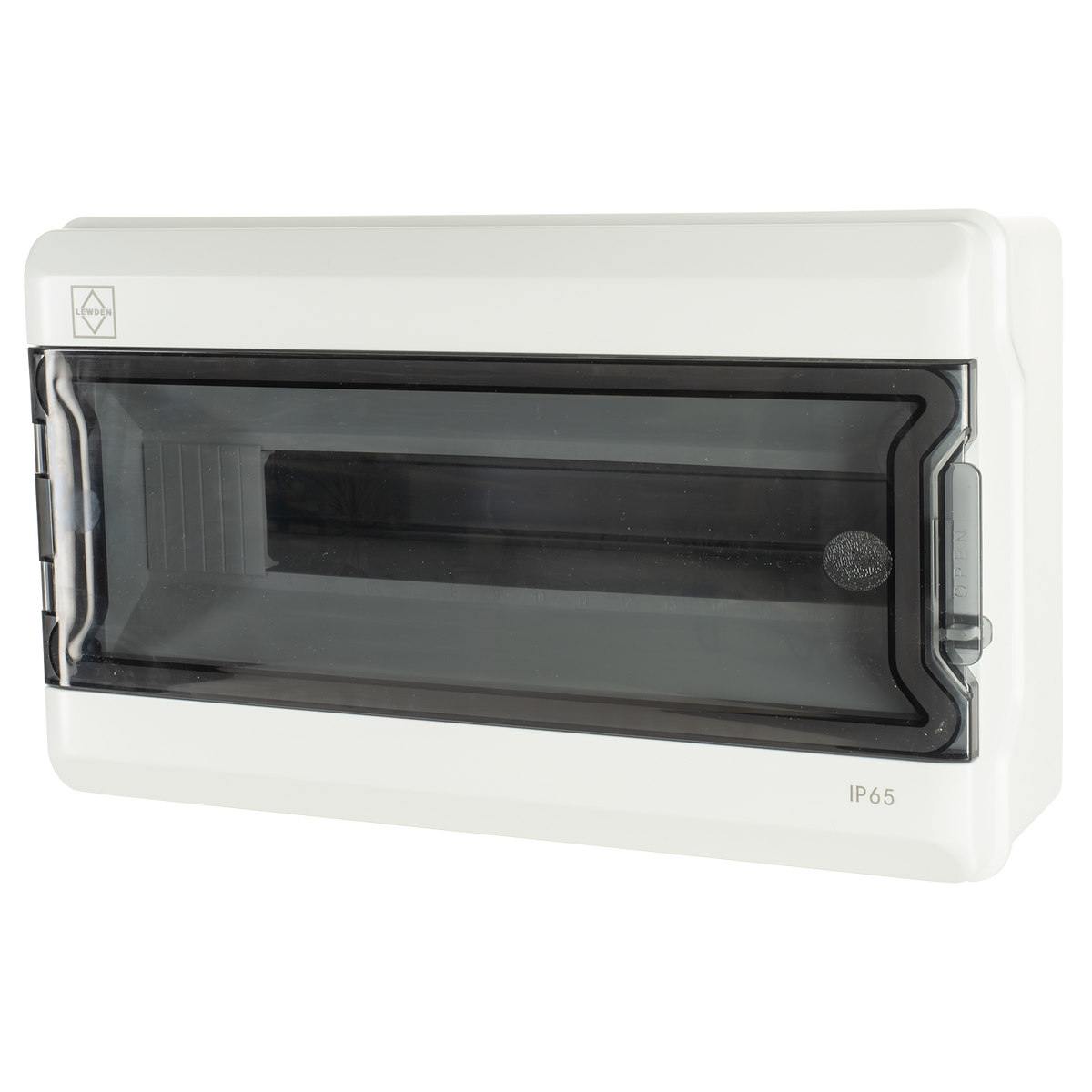 Lewden 18/65ENC 18 Module Polycarbonate IP65 Enclosure