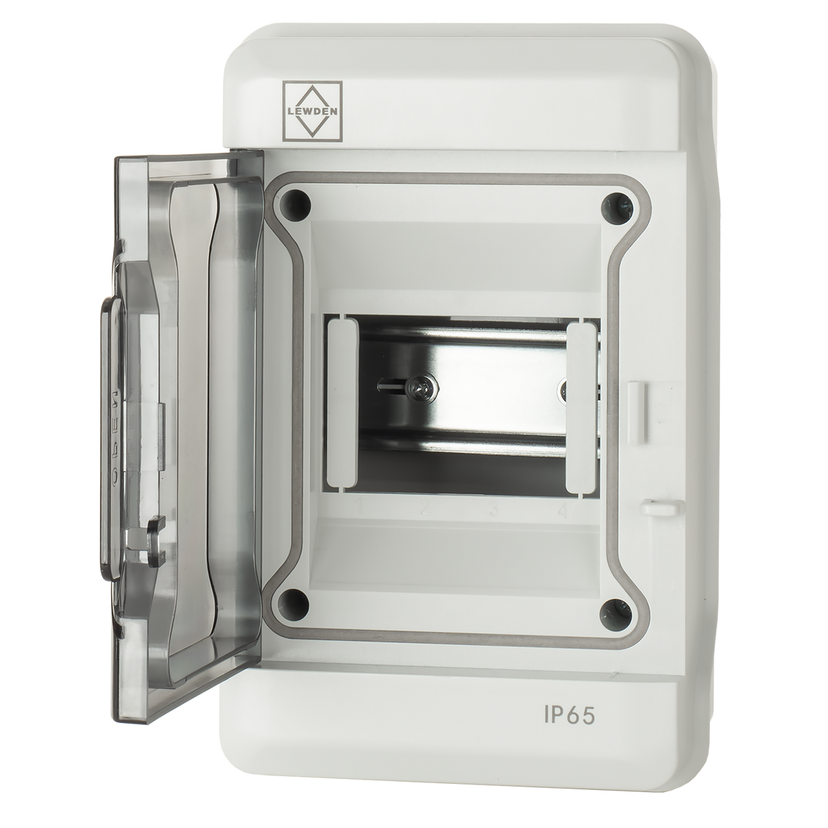 Lewden 4/65ENC 4 Module Polycarbonate IP65 Enclosure