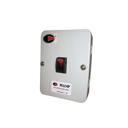 Lewden M324P 32A 4 Pole Metal Isolator Switch