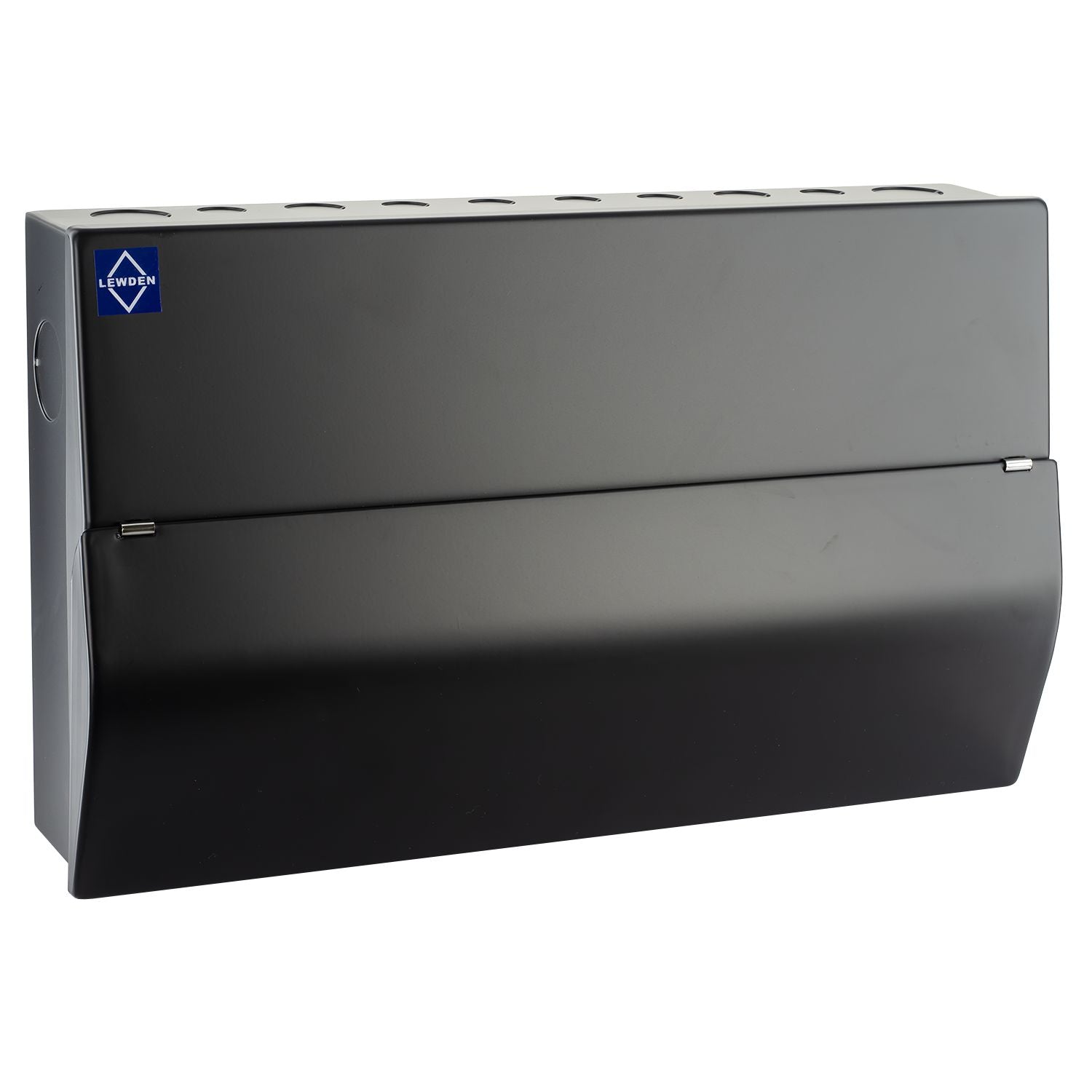 Lewden PRO-R19B-R1S Black 18 Way RCBO Consumer Unit with Surge Protection