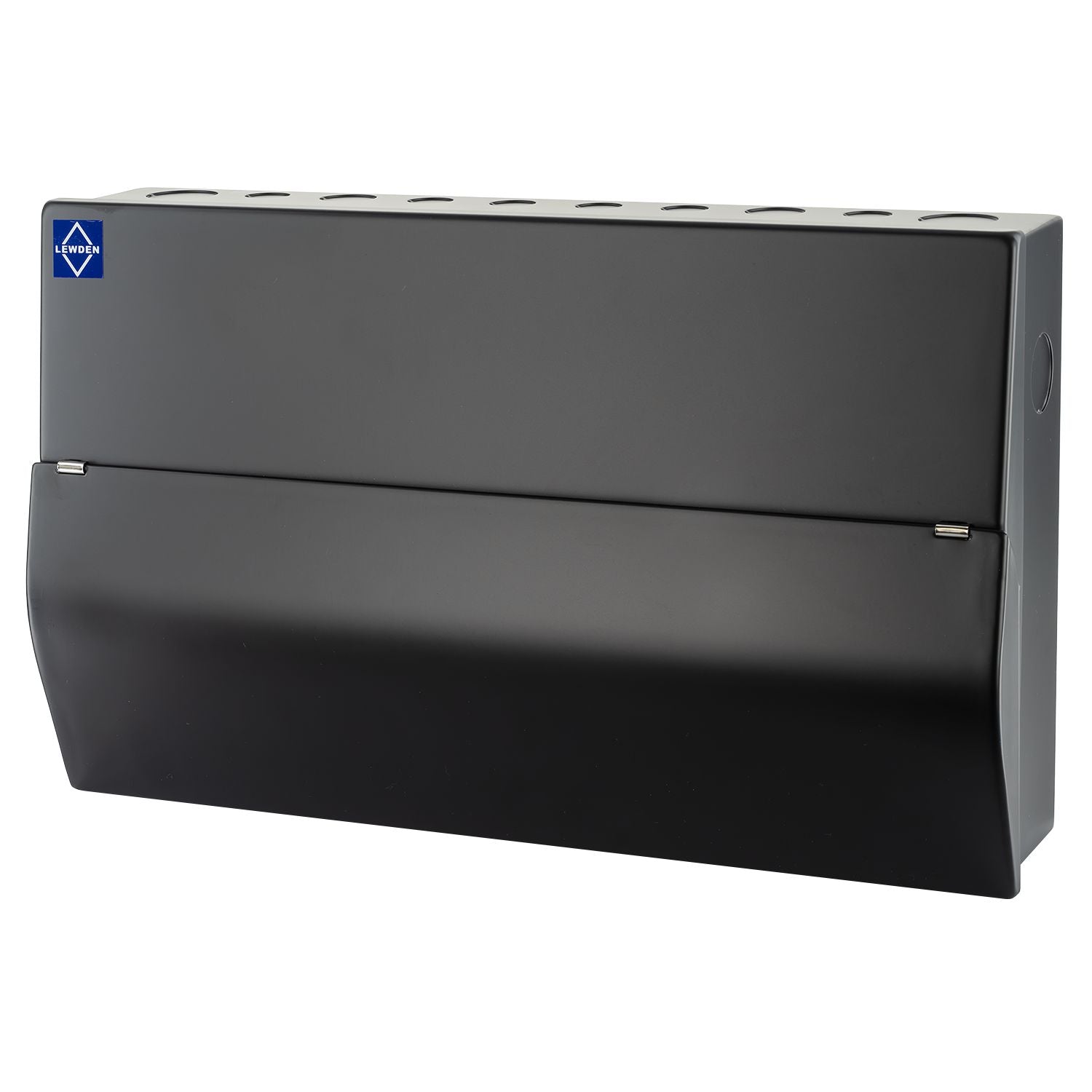 Lewden PRO-R19B-R1S Black 18 Way RCBO Consumer Unit with Surge Protection