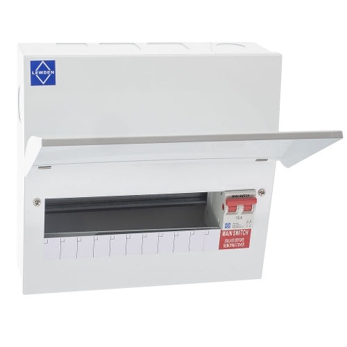 Lewden PRO-S11W-R1 10 + 1 Way 100A RCBO Consumer Unit