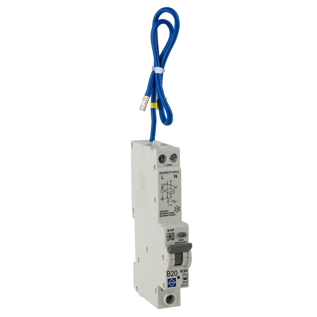 Lewden RCBO B Curve 6kA 30mA Type B - Heat Pump