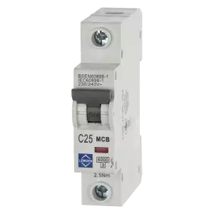 Lewden Single Pole 6kA C Curve MCB