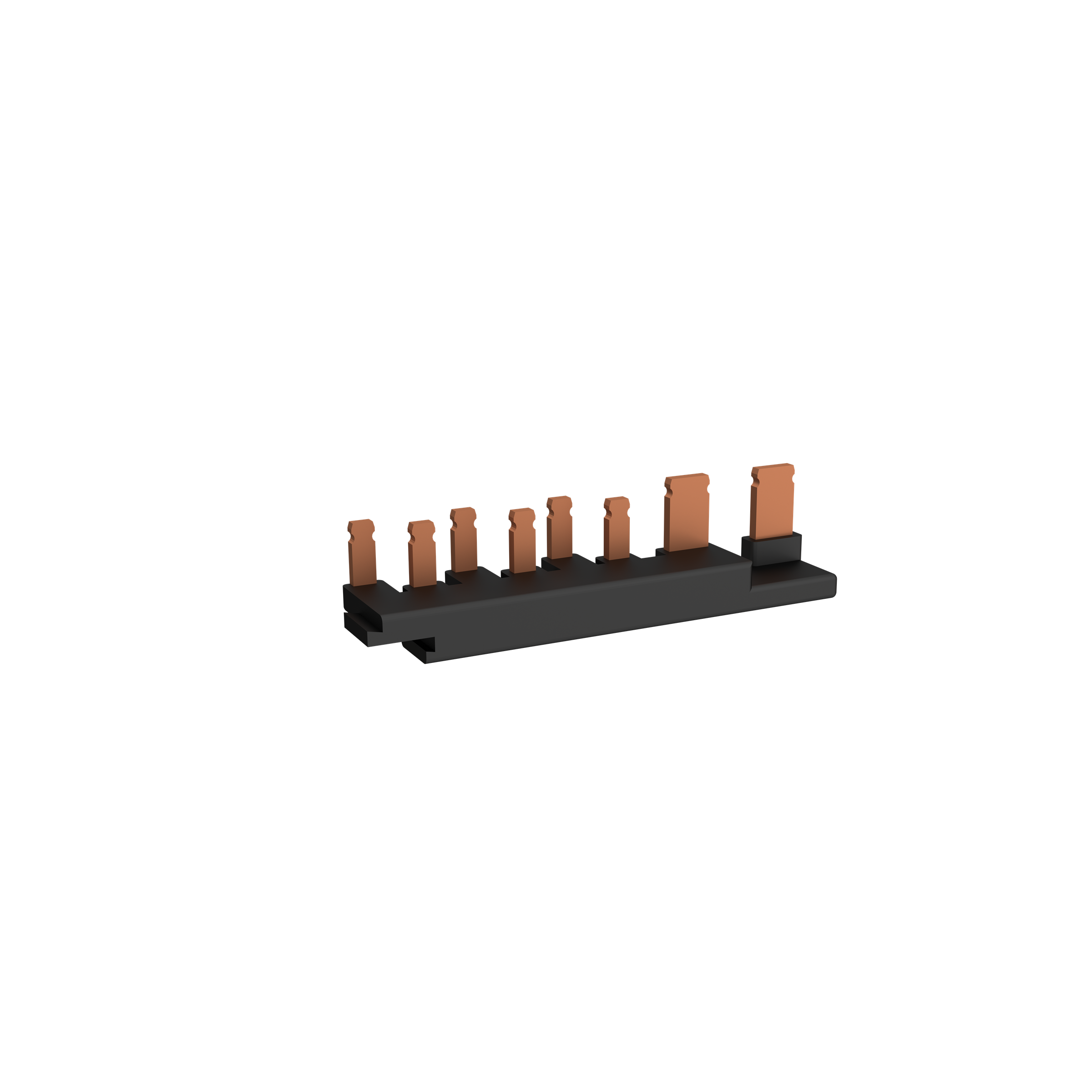 Live Electrical DPN100A5 2P+3 100A Copper Busbar Suitable for SRN Board with Main Switch & SPD
