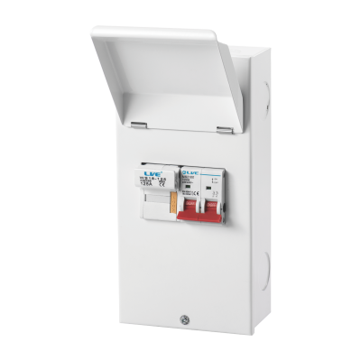 Live Electrical MCFS100/3F Metal 125A Fused Switch c/w 3 Fuses (63/80/100A)