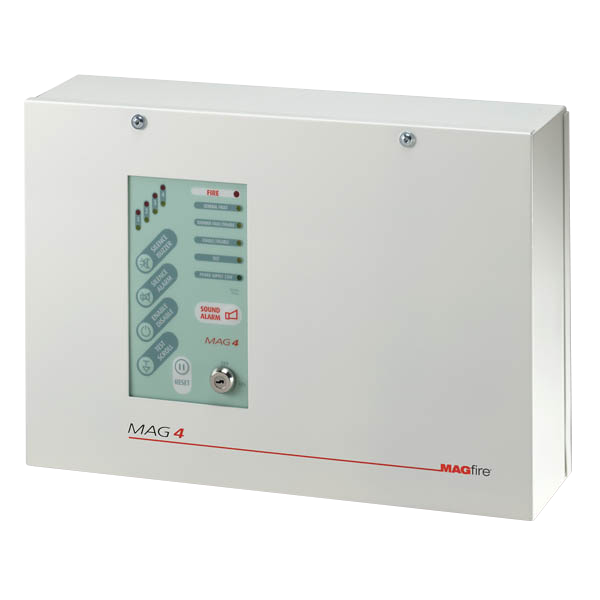 Mag Conventional Conventional 4 Zone Metal Fire Panel