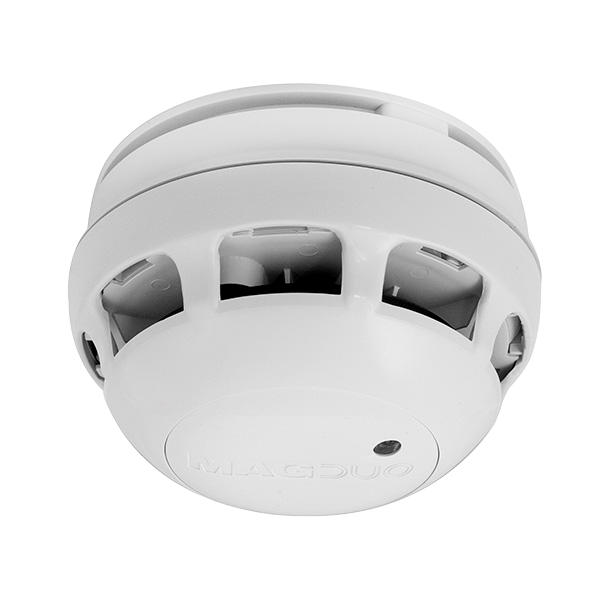 Magduo 2 Wire 2 Wire Smoke & Heat Detector C/W Sounder