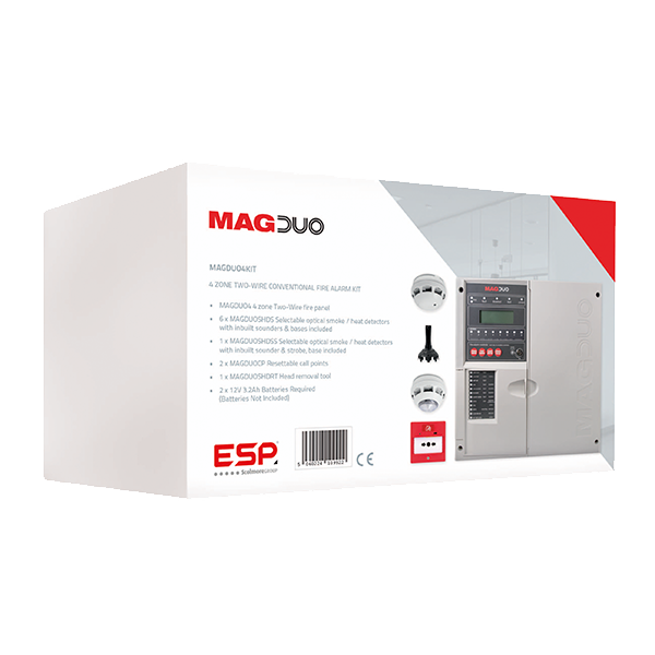 Magduo 2 Wire 4 Zone 2 Wire Fire Panel Kit