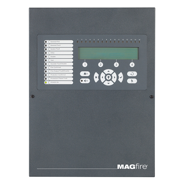 Magfire Addressable Addressable 16 Zone Fire Panel Grey Case