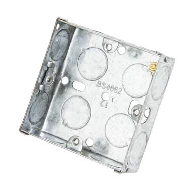 Niglon E11 1 Gang Metal Box 25mm