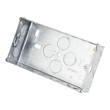 Niglon ES2 2 Gang Metal Box 35mm