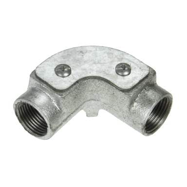 Niglon IE20G 20mm Inspection Elbow Galvanised