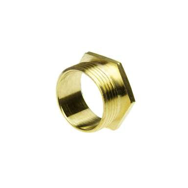 Niglon MS25 25mm Short Male Bush Brass (Sold in 1's)