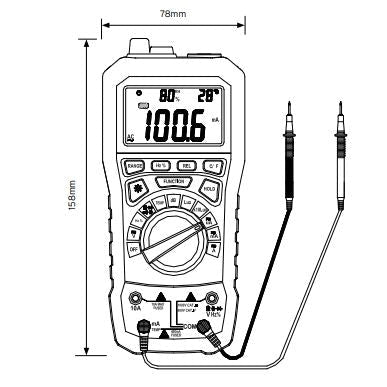 Niglon NTM05 Auto-Ranging 5 in 1 Environmental Tester