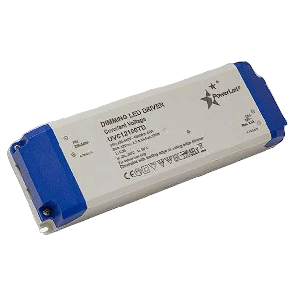 PowerLED UVC12100TD Triac Dimmable LED Driver 100W 12V IP20